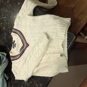 Men's polo Ralph Lauren linen and cotton sweater
